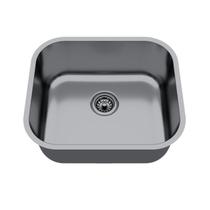 Cuba de Inox para Cozinha N3 40x34x17cm Polida com Válvula Ghel Plus Incolor Cinza Ghelplus Cuba de Inox para Cozinha N3 40x34x17cm Polida com Válvula Ghel Plus Incolor Cinza Ghelplus