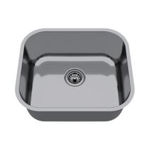 Cuba de Inox para Cozinha N3 40x34x18cm Alto Brilho com Válvula Ghel Plus Branco Cinza Ghelplus Cuba de Inox para Cozinha N3 40x34x18cm Alto Brilho com Válvula Ghel Plus Branco Cinza Ghelplus