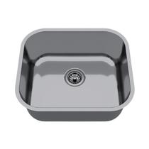 Cuba de Inox para Cozinha N3 40x34x18cm Alto Brilho com Válvula Ghel Plus Cuba de Inox para Cozinha N3 40x34x18cm Alto Brilho com Válvula Ghel Plus