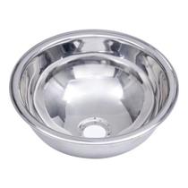 Cuba de inox pequena cuba para pia de cozinha area gourmet cuba para banheiro medico odontologico cuba meia Bola Tecnocuba Aço Inox 304 25x10 mm