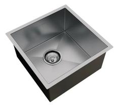 Cuba de inox quadratta 35x35 cu1142 embutir ou sobrepor valv 4 1/2