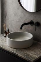 Cuba De Lavabo Redonda Em Cimento Natural Design Contemporâneo Refinado Cuba De Lavabo Redonda Em Cimento Natural Design Contemporâneo Refinado