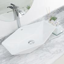 Cuba De Louça Cerâmica Sobrepor Apoio Banheiro Pia 57x37 Cm Cuba De Louça Cerâmica Sobrepor Apoio Banheiro Pia 57x37 Cm