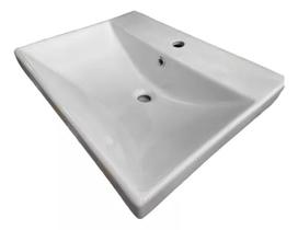 Cuba De Louça Retangular 60x46cm Semi Encaixe. Branca Cuba De Louça Retangular 60x46cm Semi Encaixe. Branca