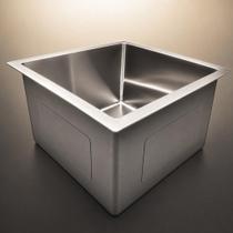 Cuba De Pia Gourmet Inox 201 Quadrada 40X40 Profunda Para Cozinha Cuba De Pia Gourmet Inox 201 Quadrada 40X40 Profunda Para Cozinha