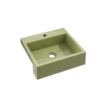 Cuba de Semi-Encaixe P/Banheiro XQ355 Quadrada Colorida