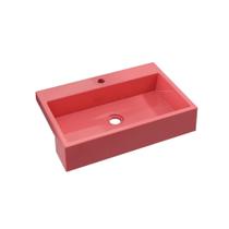 Cuba de Semi-Encaixe P/Banheiro XRT550 Retangular Colorida