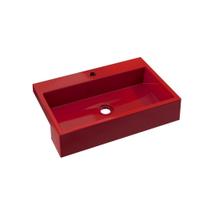 Cuba de Semi-Encaixe P/Banheiro XRT550 Retangular Colorida