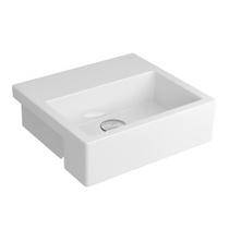 Cuba de Semi Encaixe Retangular 36x32,5cm Branco para Banheiro L.733.17 - Deca