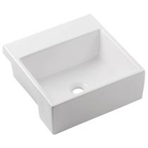 Cuba de Semiencaixe 410x410 com Mesa Loft Q2 Incepa Branco Cuba de Semiencaixe 410x410 com Mesa Loft Q2 Incepa Branco