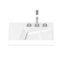Cuba de Sobrepor 600cm x 420cm Geometric Horizon Branco Roca