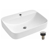 Cuba de Sobrepor 60x40 com Mesa Versa + Válvula Lav Inox Cuba de Sobrepor 60x40 com Mesa Versa + Válvula Lav Inox