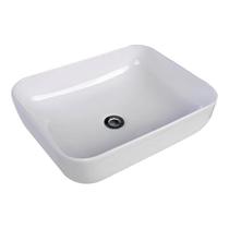 Cuba de Sobrepor Banheiro Cerâmica 50,5x39x13 cm Domum