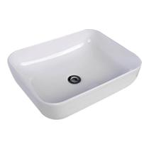 Cuba De Sobrepor Banheiro Cerâmica 50,5x39x13 Cm Domum