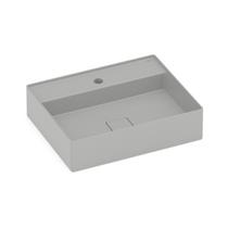 Cuba de Sobrepor com Mesa Terra T19 Cinza/Stone Roca