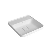 Cuba de Sobrepor Deca 40X40 L.21040.M.17 Quadrada com Mesa Branca Cuba de Sobrepor Deca 40X40 L.21040.M.17 Quadrada com Mesa Branca