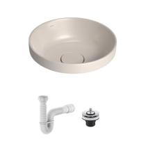 Cuba de Sobrepor Deca Slim 30x30 Redonda Barbante + Válvula + Sifão