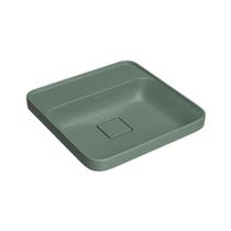 Cuba de Sobrepor Deca Slim 40x40 L.21040.M.49 Quadrada com Mesa Sálvia