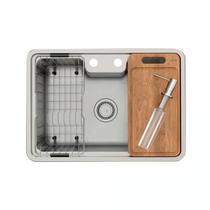 Cuba de Sobrepor/Embutir DocolMassima 68x44 Inox com Acessórios Docol