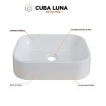 Cuba de Sobrepor Luna Branca