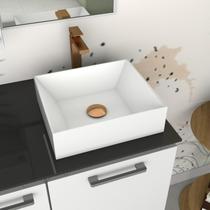 Cuba De Sobrepor P/lavabo Ou Banheiro Quadrada Branco Cuba De Sobrepor P/lavabo Ou Banheiro Quadrada Branco