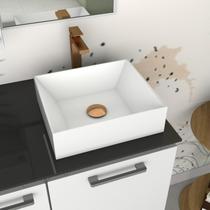 Cuba De Sobrepor P/lavabo Ou Banheiro Quadrada Branco Cuba De Sobrepor P/lavabo Ou Banheiro Quadrada Branco