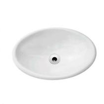 Cuba de Sobrepor para Banheiro 44X31cm Oval Branco - Celite