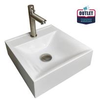 Cuba de sobrepor para banheiro fento lavabo resina - SMART DEPOT