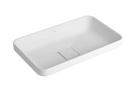 Cuba de Sobrepor Retangular 50cm Branca L.23050.17 Deca Cuba de Sobrepor Retangular 50cm Branca L.23050.17 Deca