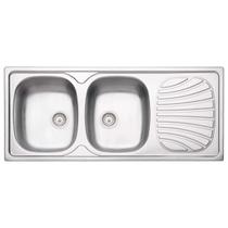 Cuba de Sobrepor Tramontina Alpha Alpha 2C 34 R em Aço Inox 116 x 50 cm