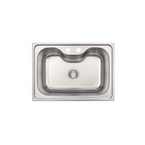 Cuba de Sobrepor Tramontina Morgana 60 FX em Aço Inox com Acabamento Escovado 69 x 49 cm com Válvula Cuba de Sobrepor Tramontina Morgana 60 FX em Aço Inox com Acabamento Escovado 69 x 49 cm com Válvula