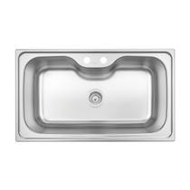 Cuba de Sobrepor Tramontina Morgana Maxi 86x50 cm em Aço Inox Acetinado Outlet Cuba de Sobrepor Tramontina Morgana Maxi 86x50 cm em Aço Inox Acetinado Outlet