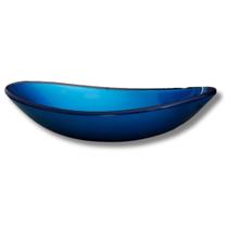 Cuba de Vidro Banheiro Lavabo Oval Canoa 47,5cm - Modelo de Apoio 8mm - Aiko Comércio