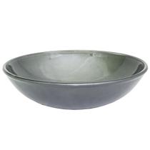 Cuba de Vidro Cinza de Sobrepor para Banheiro Lavabo 35cm - Prismatic