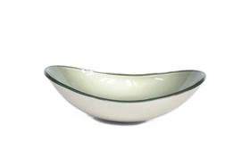 Cuba de vidro oval 47cm champanhe Cuba de vidro oval 47cm champanhe