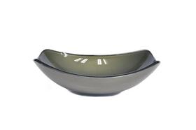 Cuba De Vidro Oval Chanfrada 46Cm Ouro Envelhecido