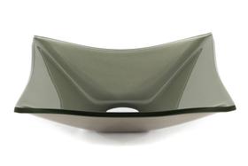 Cuba De Vidro P/ Banheiro Lavabo Retangular + Válvula Click Cuba De Vidro P/ Banheiro Lavabo Retangular + Válvula Click