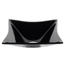 Cuba de vidro quadrada 31cm preta Cuba de vidro quadrada 31cm preta
