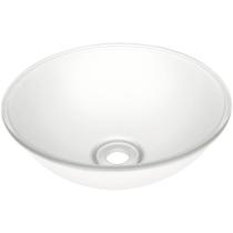 Cuba de Vidro Redonda 290mm Branca - 566 - PRISMATIC