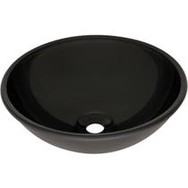 Cuba de Vidro Redonda 290mm Preta - 556 - PRISMATIC