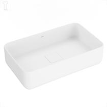 Cuba deca apoio retangular l.13050.17 branco 50cm