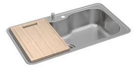 Cuba Deca Cozinha Retangular Com Deck E Acessórios 80x40cm Facile