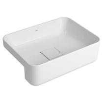 Cuba Deca de Semiencaixe Retangular 40cm Branco Cuba Deca de Semiencaixe Retangular 40cm Branco