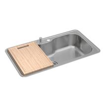 Cuba Deca Facile 80x40 CC.661.80.DKAC.INX Inox Escovado com Acessórios