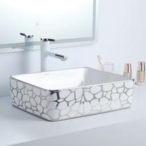 Cuba Deend De Cerâmica CiottoloPlatino Banheiro 49x38x14cm