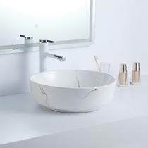 Cuba Deend De Cerâmica CircoloMarmo Para Banheiro 41x41x14cm Cuba Deend De Cerâmica CircoloMarmo Para Banheiro 41x41x14cm