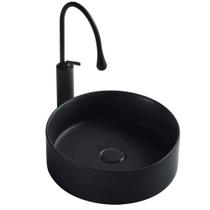 Cuba Deend De Cerâmica GrezzaNera Para Banheiro 42x42x13,5cm Cuba Deend De Cerâmica GrezzaNera Para Banheiro 42x42x13,5cm