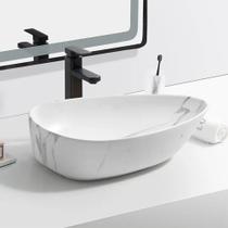 Cuba Deend De Cerâmica Lacrima Marmo P/ Banheiro 56x39x14 Cm Cuba Deend De Cerâmica Lacrima Marmo P/ Banheiro 56x39x14 Cm