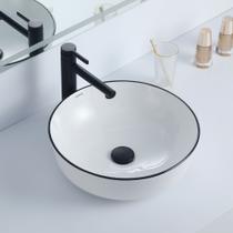 Cuba Deend de Ceramica Orbita Linea Para Banheiro 41x41x13cm Cuba Deend de Ceramica Orbita Linea Para Banheiro 41x41x13cm