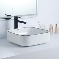 Cuba Deend De Cerâmica Quadrina NeroFilo Banheiro 38x38x14